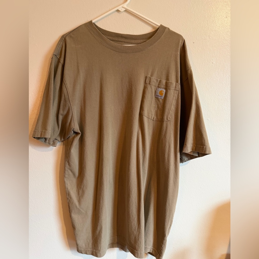 Carhartt Men's Tan Short Sleeve Tee